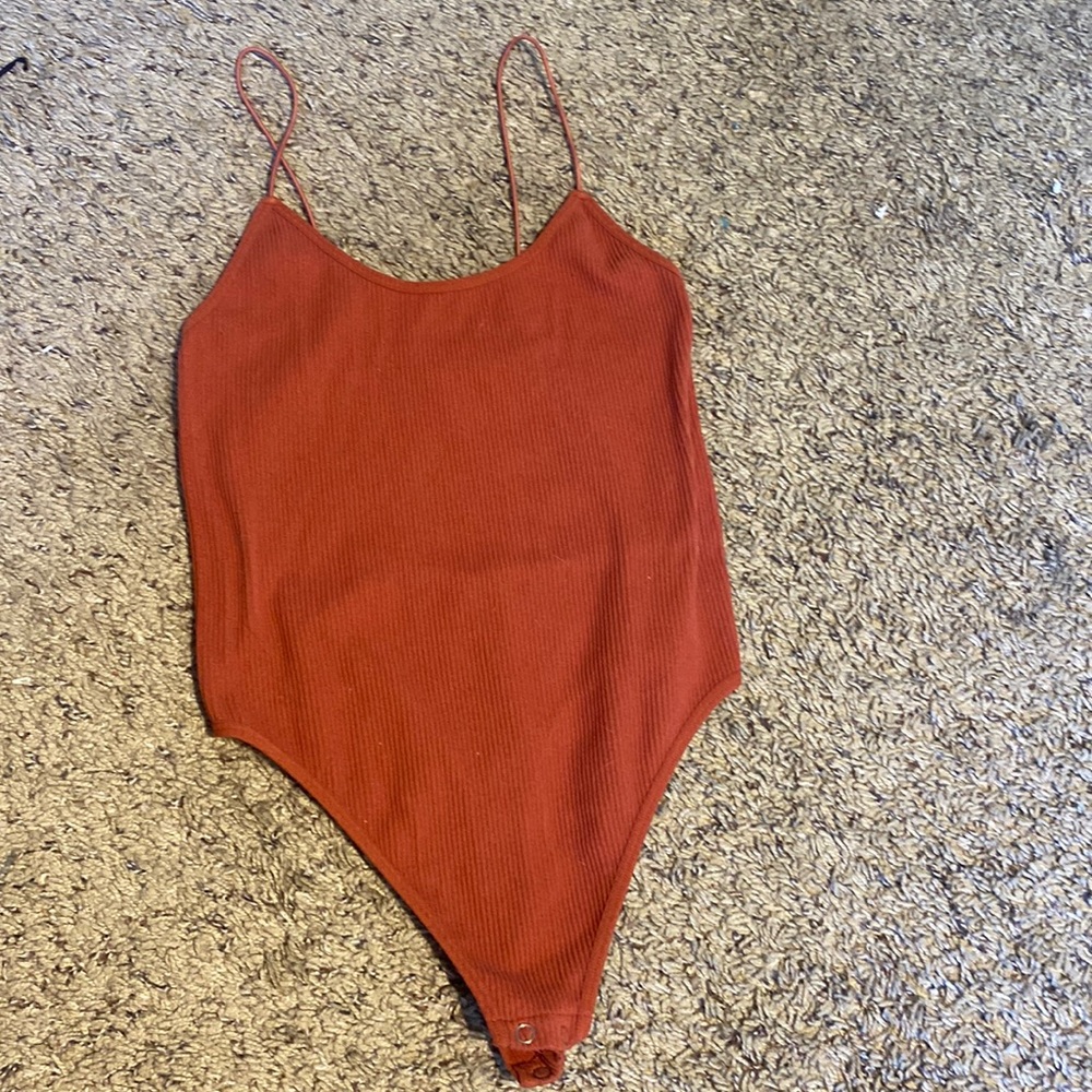 Burnt orange bodysuit